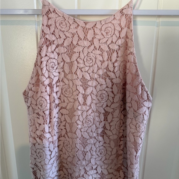 Lulus Pink Lace Dress - Picture 3 of 4